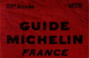 The 25th edition of the Michelin Guide appeared in 1929