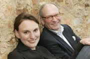 Caroline Diel from Schlossgut Diel with her father Armin